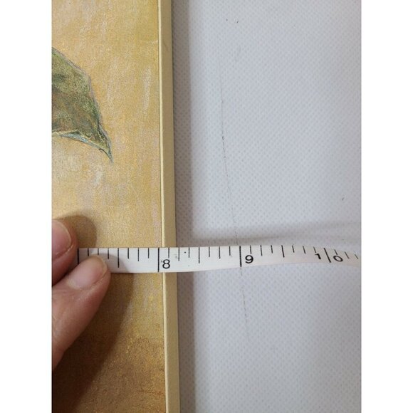 VTG A. Pritchard Roses In Vase Art Print On Wood Wall Decor 2 Pc Set Cottagecore - Picture 5 of 6